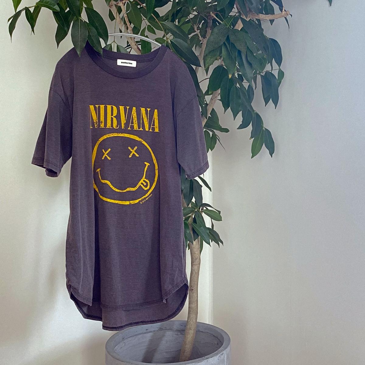 16 Nirvana Band Tee Monkey Time T O