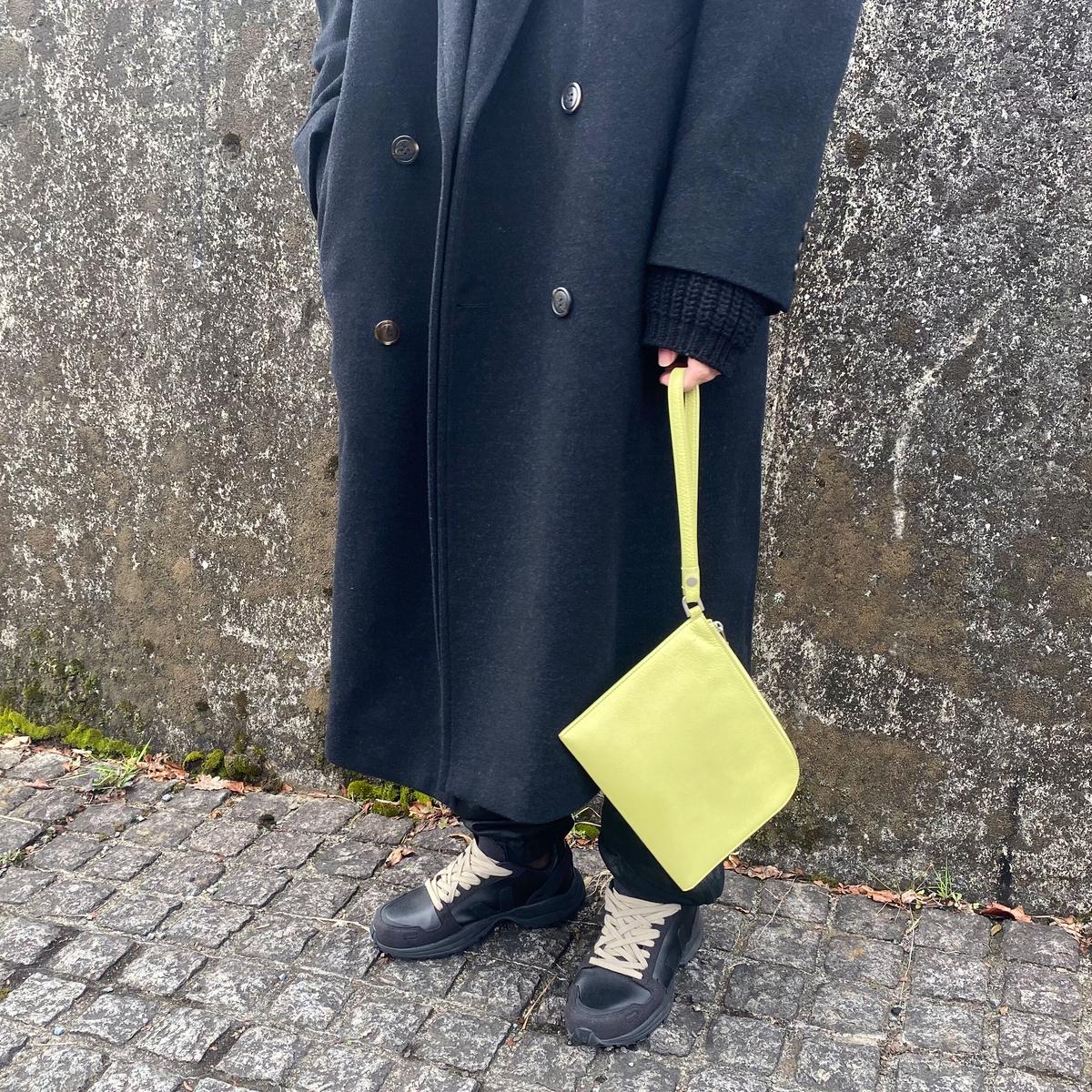 18 FW SISYPHUS】MEDIUM ZIPPED POUCH／RICK OWENS