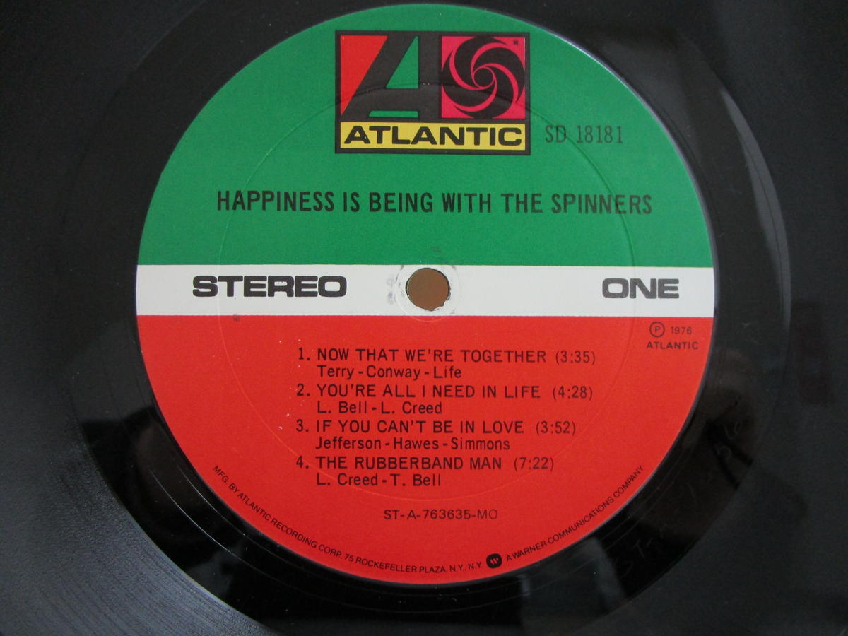 SPINNERS / Happiness is being with the Spinners...