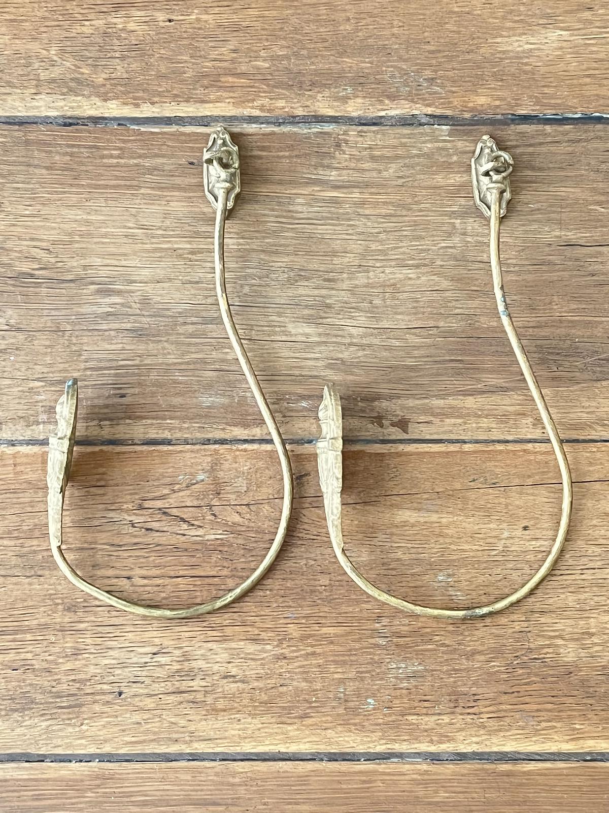 フランス アンティーク コートフック ハンガー 2つセット ブロカント