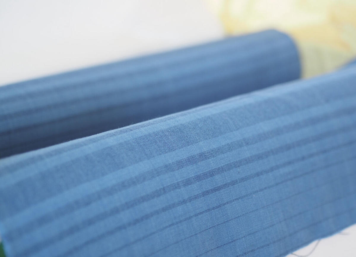 藍染の横滝縞になります!思い切り安く出しました! | toitofabric