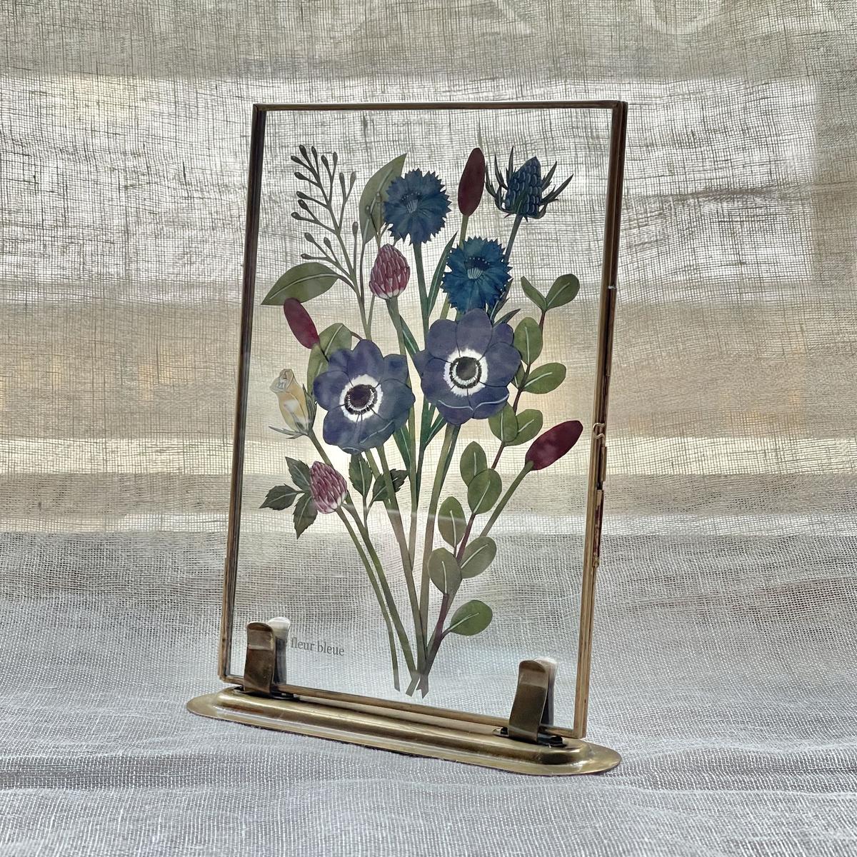 紙の花屋 Asanochiaki 青いアネモネの花束 Tokyo Fantastic オ