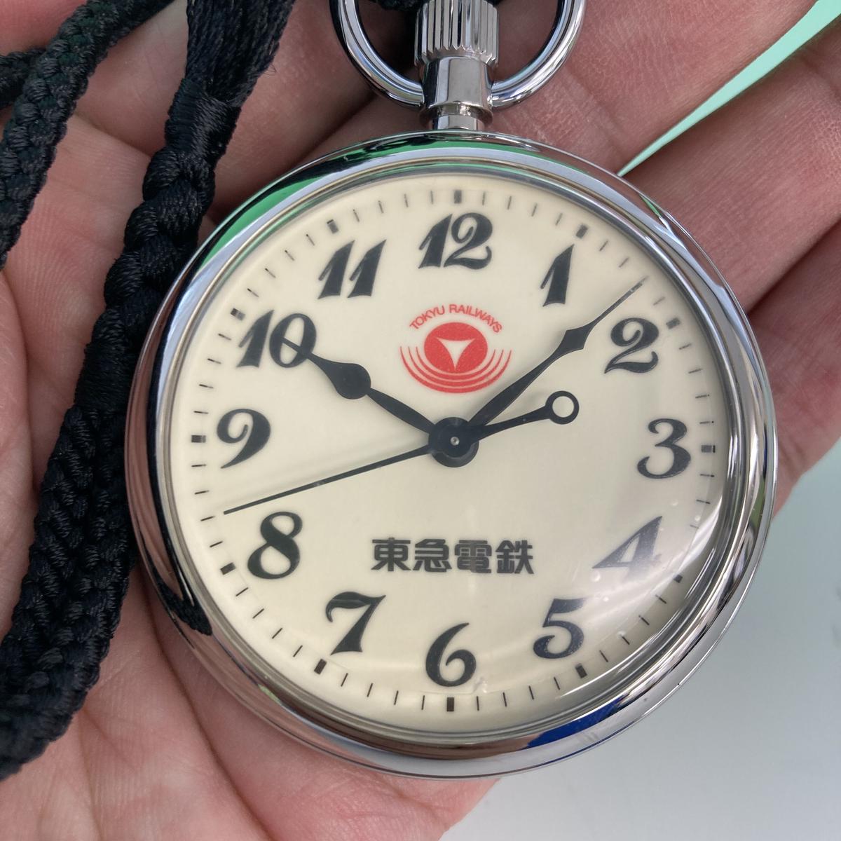 東急電鉄 ルミブライト懐中時計 ハンズ限定