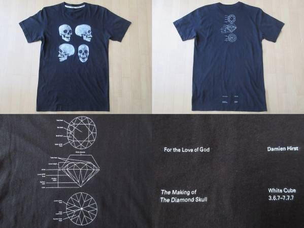 UK製 ダミアン ハースト For the Love of God Diamond Skull...