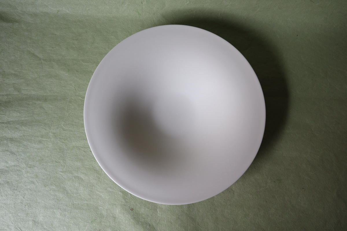 大谷哲也 帽子鉢 白 皿 直径22cm