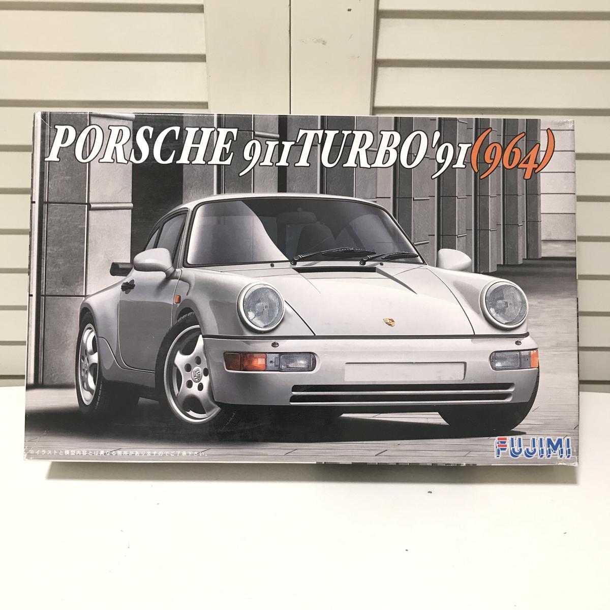 製作途中品 フジミ模型 ポルシェ 911 964型 ターボ 1 24 Porsche 96