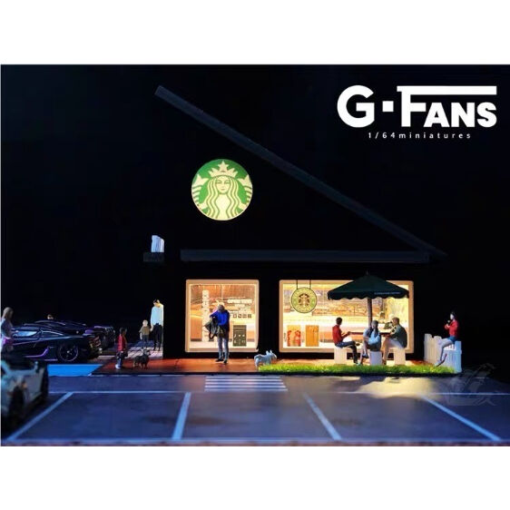 スタバの海と家 ジオラマ スタバの海と家 ジオラマ