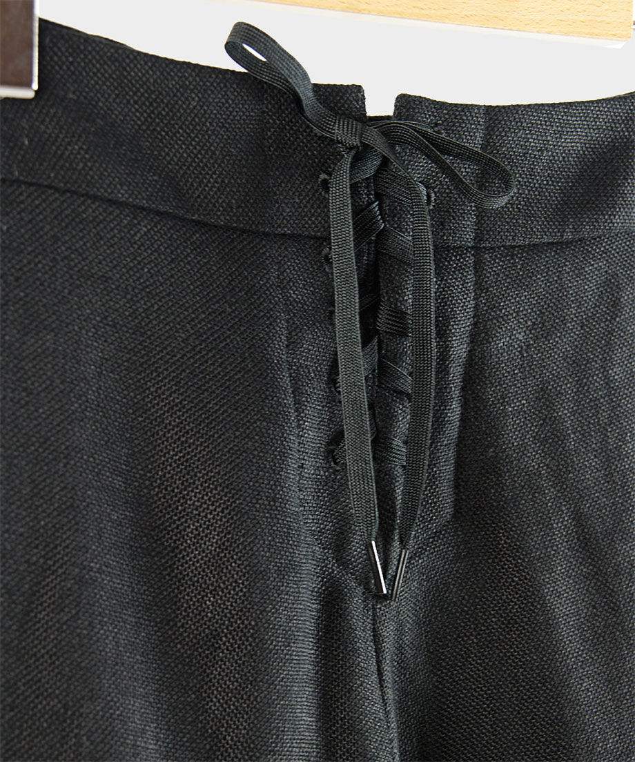 ビジネスバック HYKE レイヤードパンツ レイヤードスカート ネイビー 1