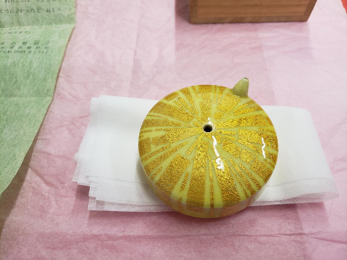 小野珀子 書道・水滴