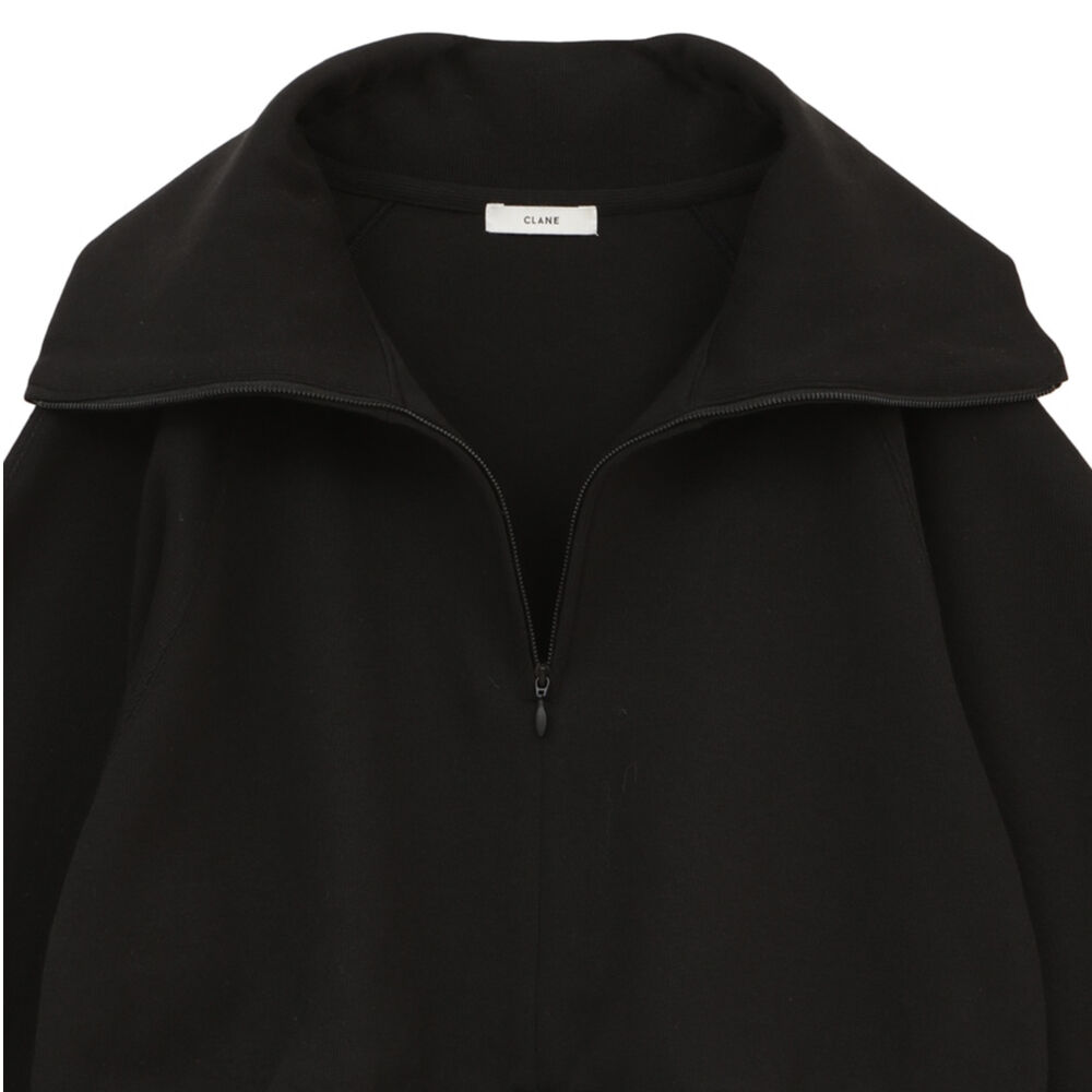 CLANE クラネ “HALF ZIP SHORT TOPS” ハーフジップショート ショッピング安い 【新品未使用】CLANE TOPS SHORT ZIP HALF トレーナー/スウェット