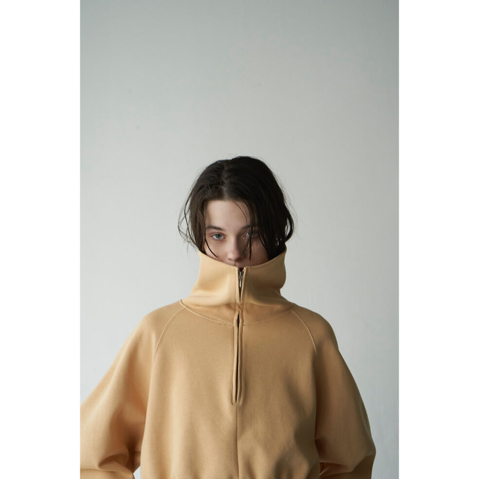 CLANE クラネ “HALF ZIP SHORT TOPS” ハーフジップショートトップス ショッピング安い 【新品未使用】CLANE TOPS SHORT ZIP HALF トレーナー/スウェット
