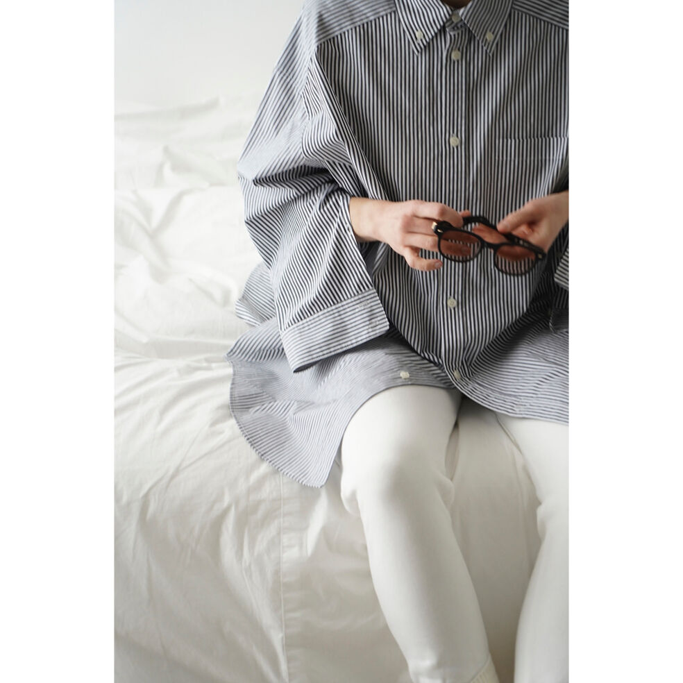 ご予約品】 クラネCLANE 今期発売HUGE SHIRT シャツ/ブラウス(七分