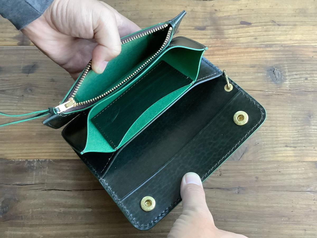 GMCSIERRA様専用》トラッカーウォレット ミドル【昭南ベンズ丘染め