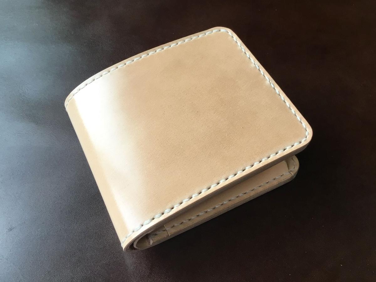 Peace leather craft 二つ折り財布　昭南グレージングベンズ 二つ折り財布 ヌメ革 昭南グレージングベンズ ピット層 本革