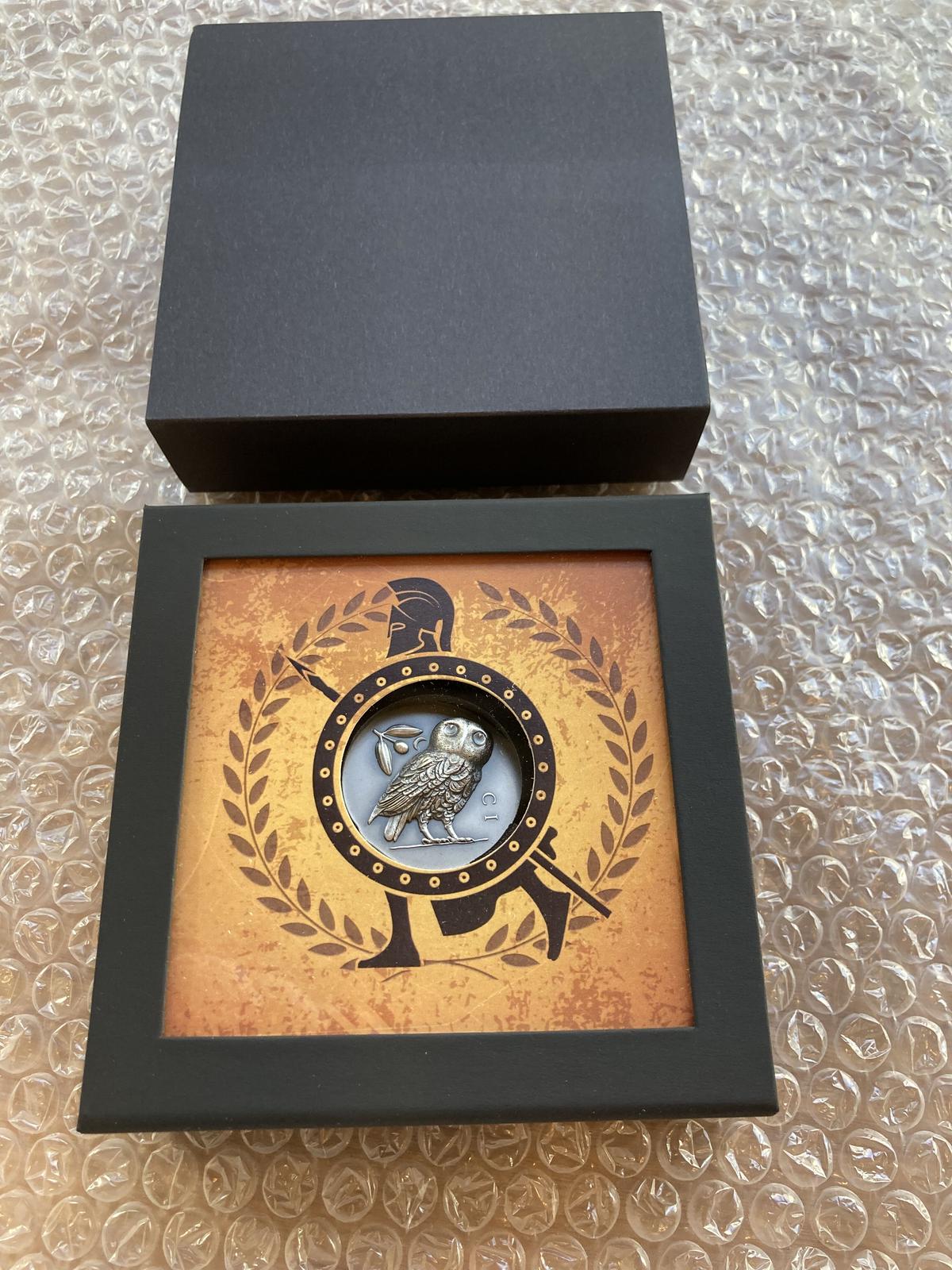 トラケウ グレートホーンドオウル 1オンス銀貨 2021年 フクロウ銀貨 トラケウ グレートホーンドオウル 1オンス銀貨 2021年 フクロウ銀貨