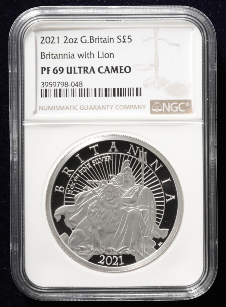 2021 ロイヤルミントゴチッククラウン2オンスプルーフ銀貨