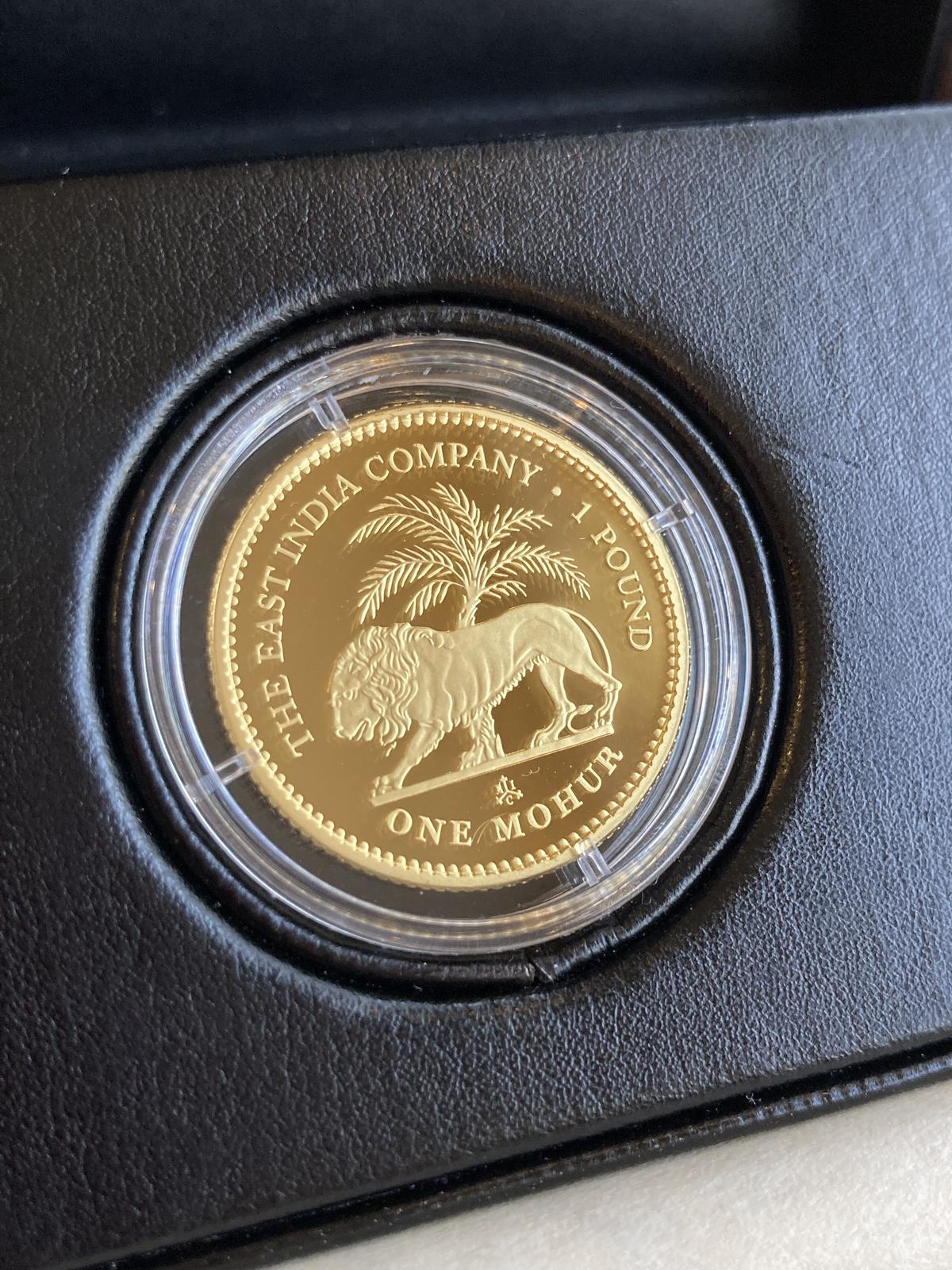 イギリス セントヘレナ モハール プルーフ 金貨 1ポンド