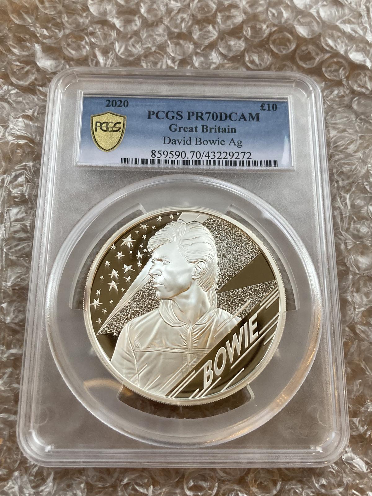 2020年ミュージックレジェンズ デビッド ボウイ 5oz NGC PF70UC