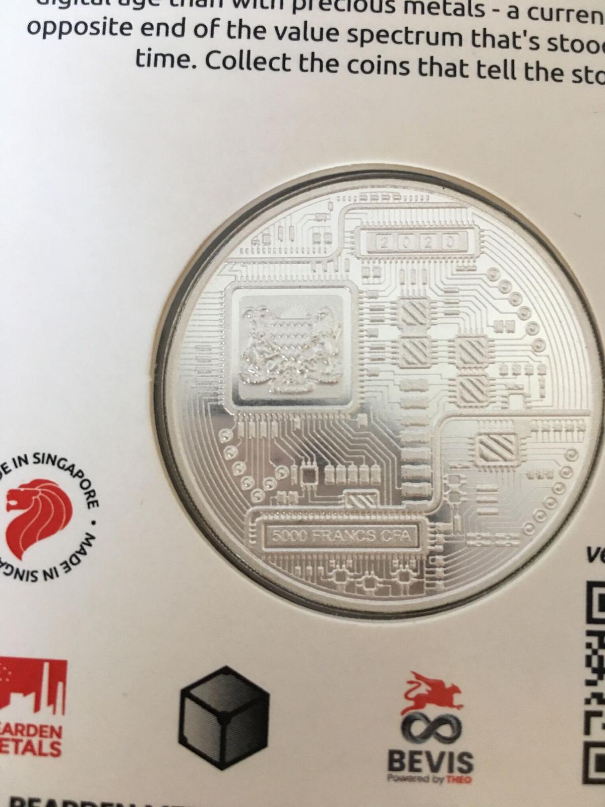 数量限定 特売 Bitcoin ビットコイン チャド共和国 Cfaフラン 1オンス 銀貨 プルーフ シルバーコイン Ngc鑑定pf68 仮想通貨 暗号 通貨 残りわずか Haisha Co Jp