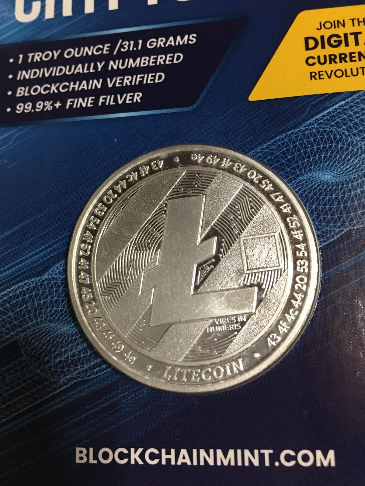 実物資産【ハイパーインフレ対策】純銀２０２０年 チャド共和国 １オンス 銀貨 ビットコイン コインカプセル入り シルバー