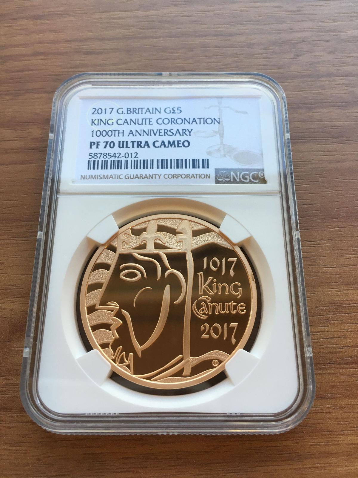 超貴重！イングランド クヌート1世 戴冠1000年記念銀貨 PCGS鑑定済み 超貴重！イングランド クヌート1世 戴冠1000年記念銀貨 PCGS鑑定済み