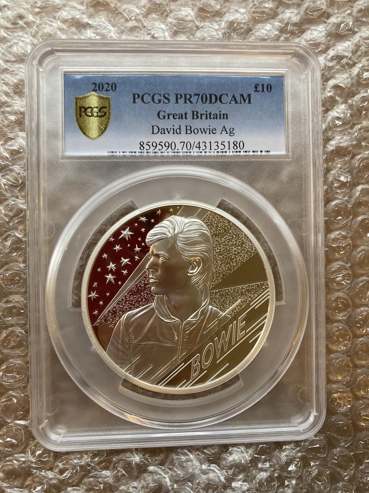 お気にいる デビッド ボウイ David Bowie コイン 2020 最高鑑定 1oz