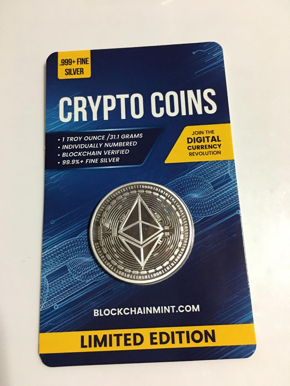 NGC69】アンティーク版 イーサリアム Ethereum チャド共和国 CFAフラン 1オンス銀貨 シルバーコイン クリプトカレンシー 仮想 暗号通貨