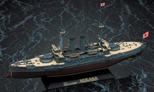 1/700 戦艦三笠　完成品 ショップ入荷情報】1/700戦艦「三笠」フルディテール完成品入荷