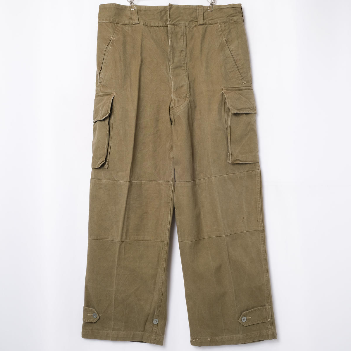 2個以上購入で送料無料 【1940s】M47 フランス軍 ワークパンツ メタル