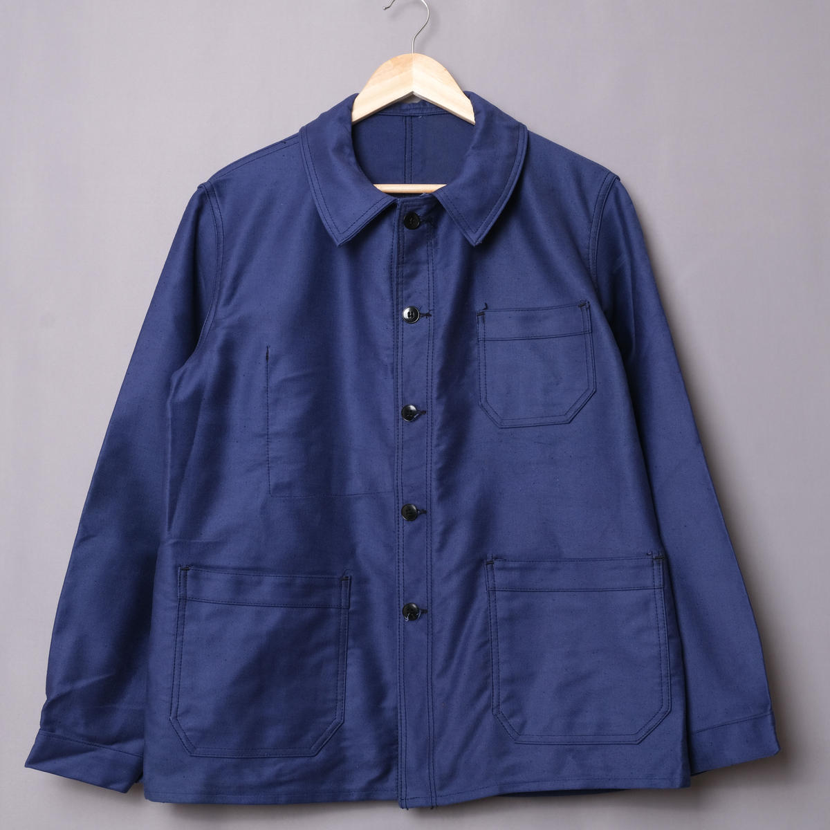 50-60s KONECO Blue Moleskin Jacket Dead Stock...
