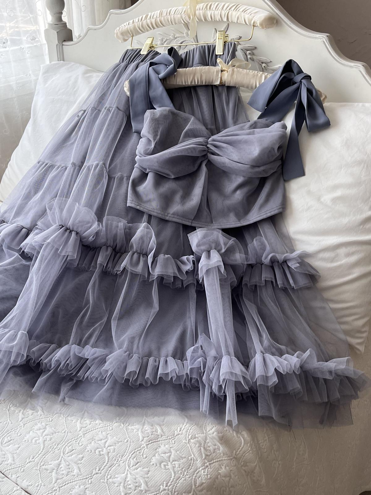TreatÜrself Ballerina ribbon tulle skirt TreatÜrself Ballerina ribbon tulle skirt - メルカリ
