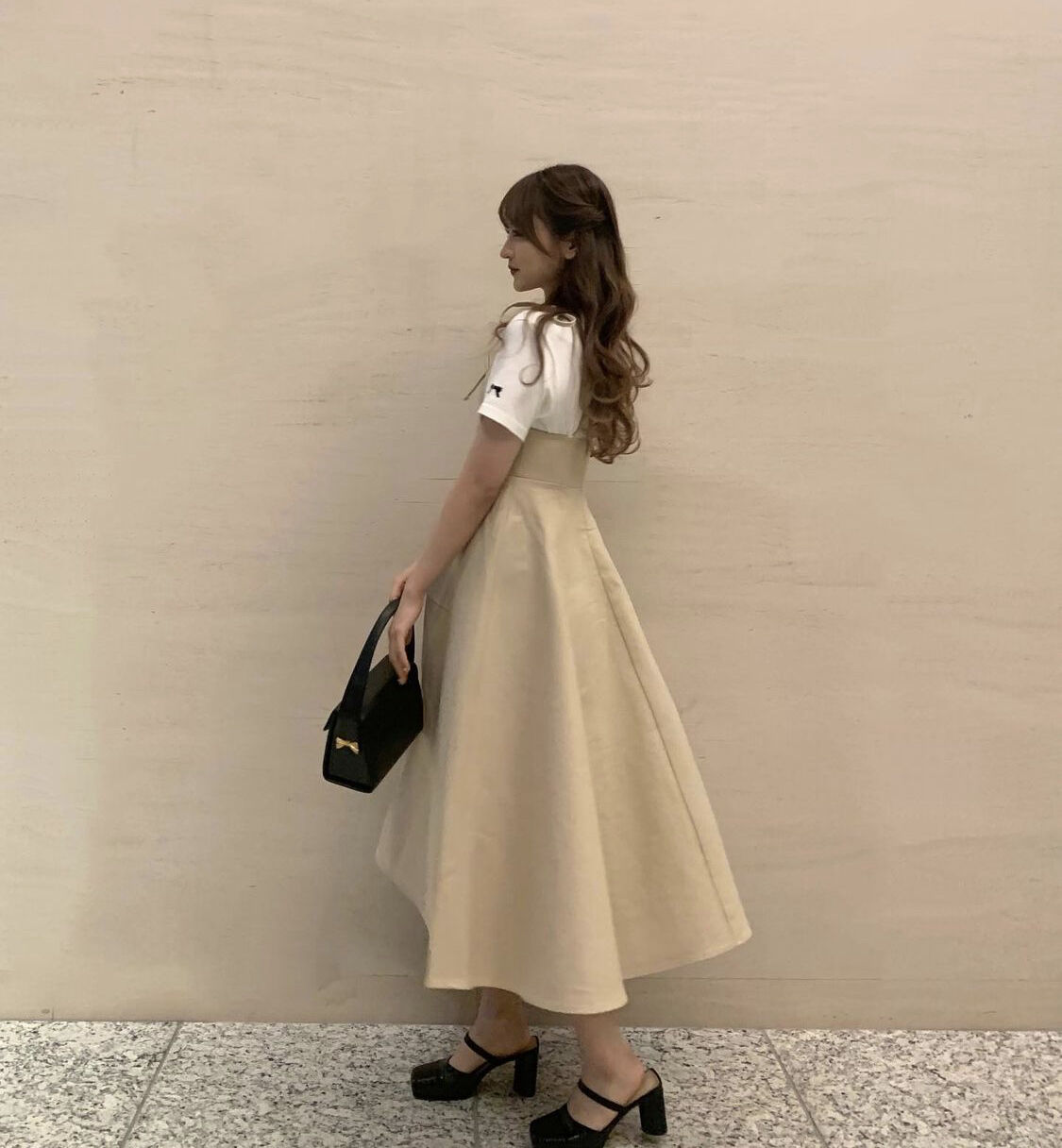classic elegant one-piece(beige)ar8月号掲載 | Treat...