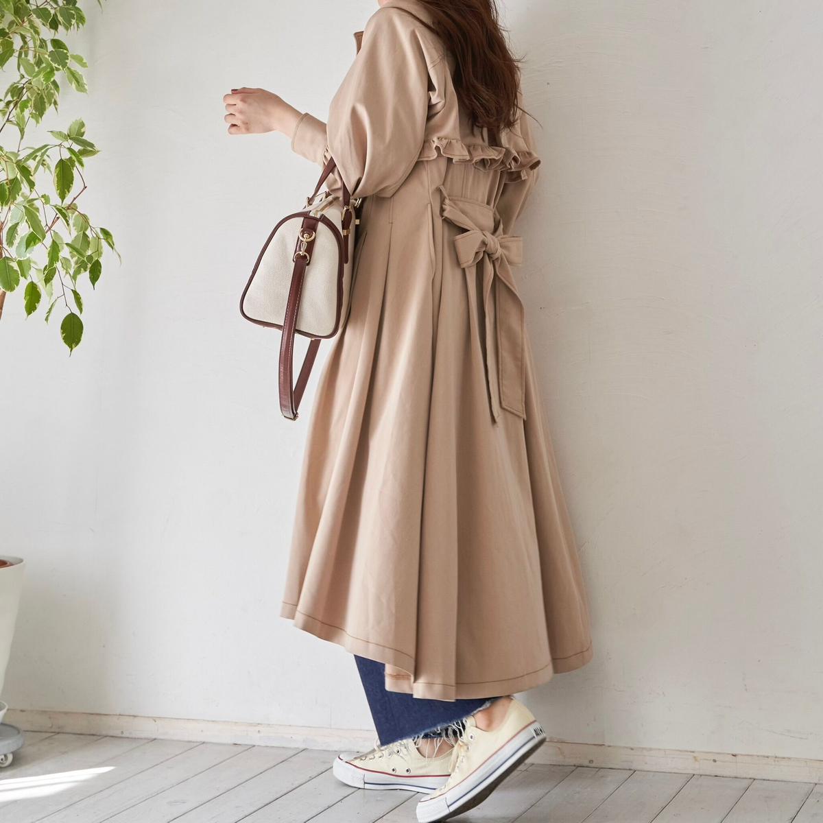 frill UNA trench coat | Treat ürself