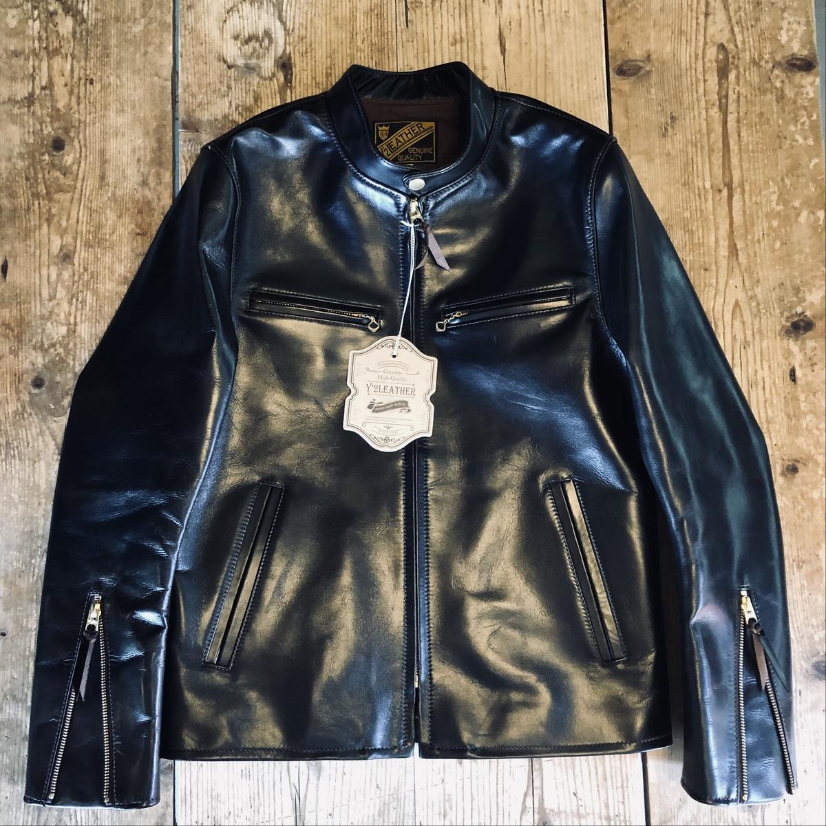 Y2 LEATHER VINTAGE PONY SINGLE RIDERS 「PR-64」44サイズ