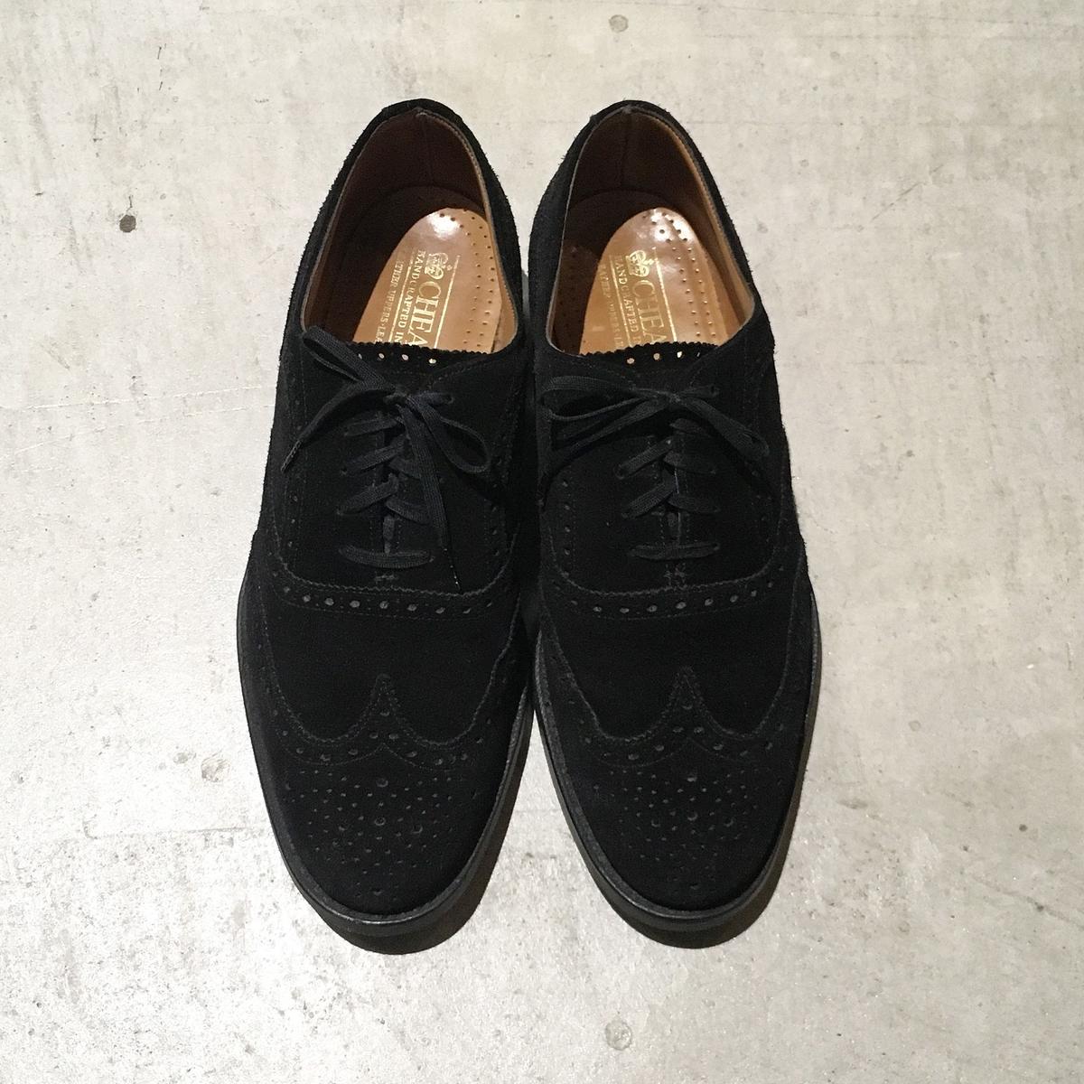 2000�s CHEANEY Black Suede Shoes Unwave