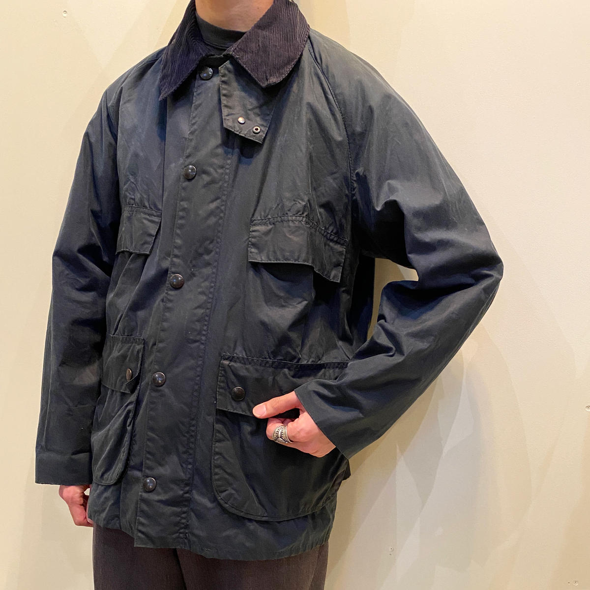 1980's Barbour BEDALE Oiled Jacket Unwave