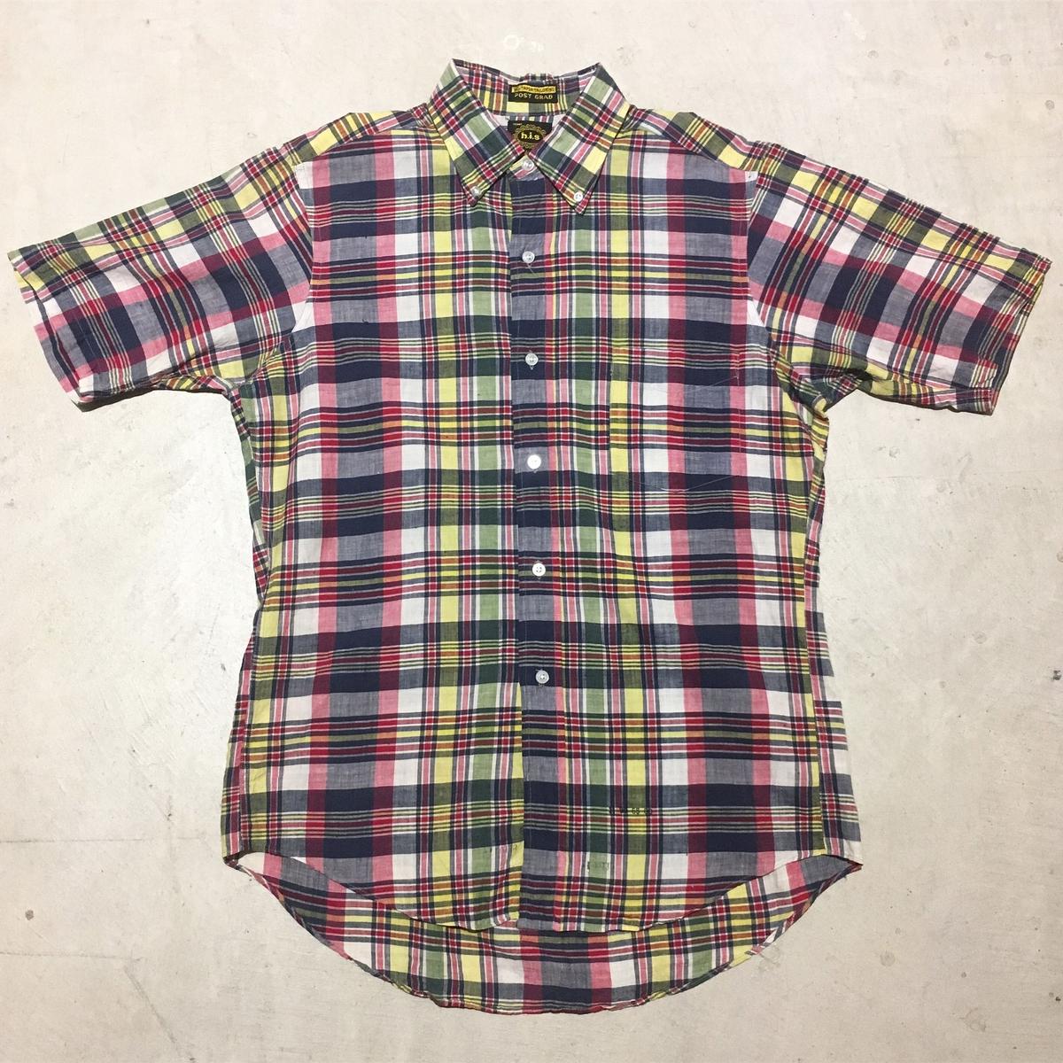 1960's h.i.s Indian Madras S/S Shirt | Unwave