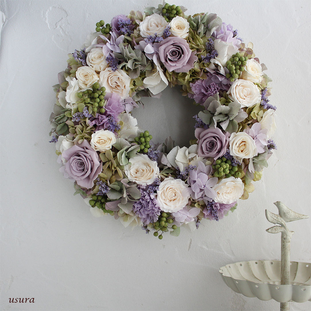 ミステール Mystere プリザーブドフラワーリース フラワーギフト ゆすら