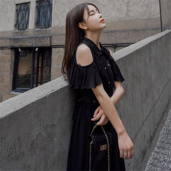 Onepiece 黒いワンピース 445 可愛い服量産型服通販24cm