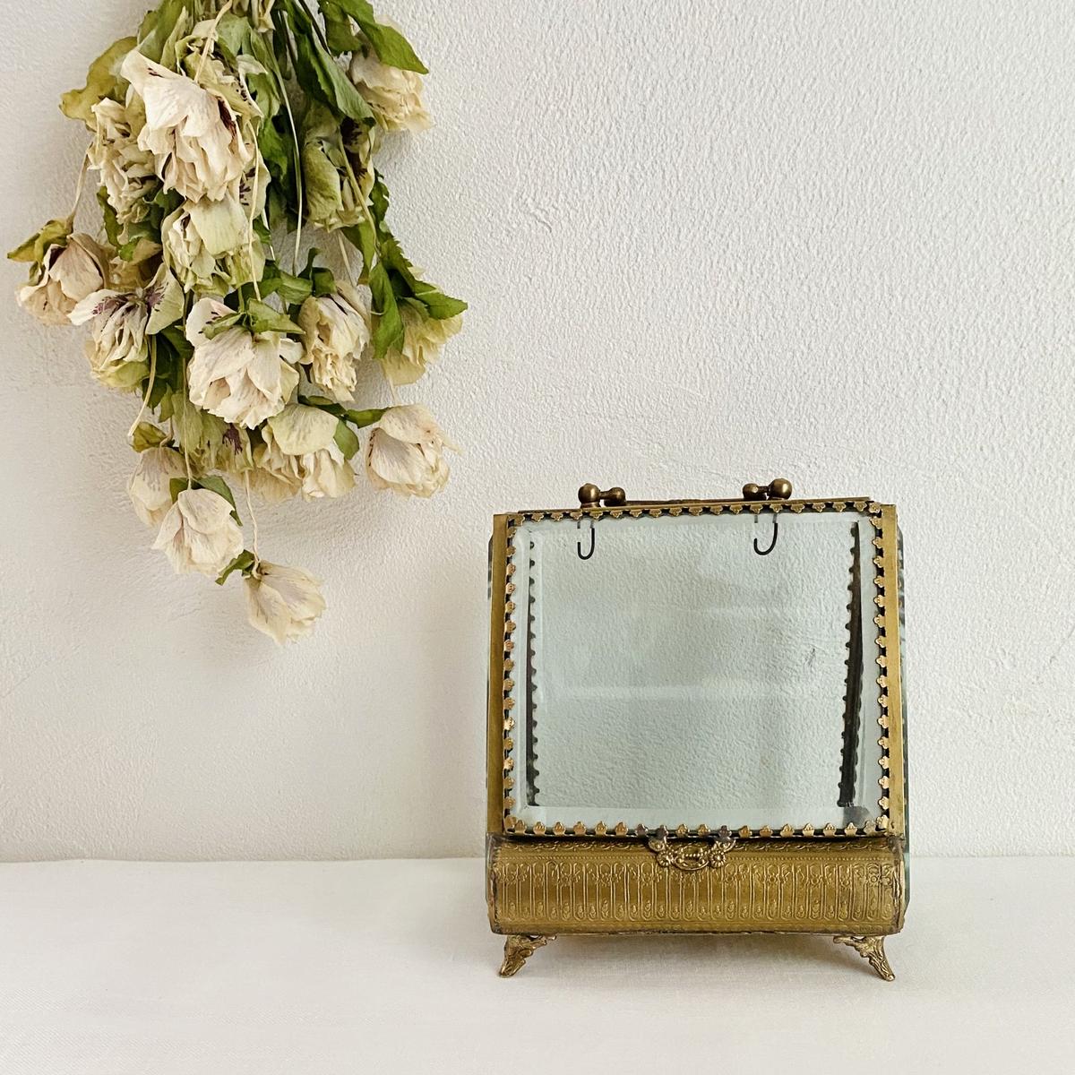 完売 ガラスジュエリーケース Velvety