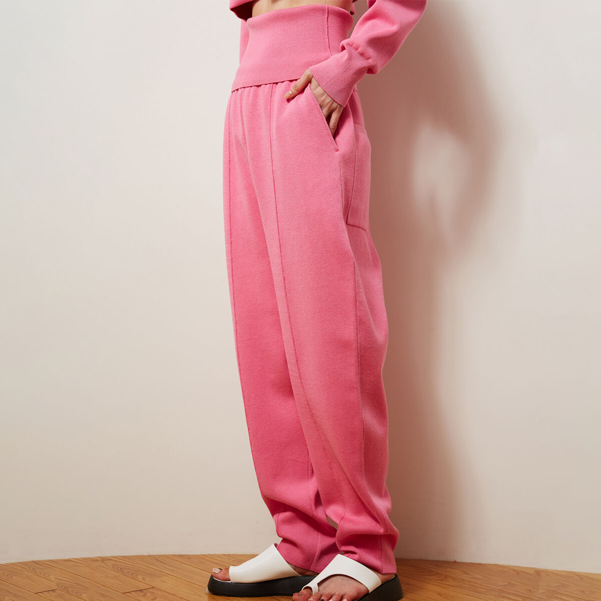 2023ss venit DOUBLE FACE KNIT PANTS | www.adventuremountainclub.com