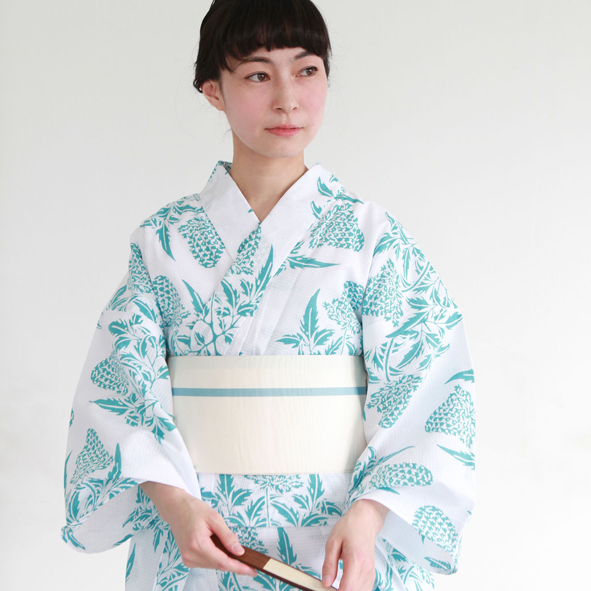 Kaguwa 浴衣 お仕立てあがりー花神 花緑青 Wagu Select Kaguwa 浴衣 お仕立てあがりー花神 花緑青 Wagu Select