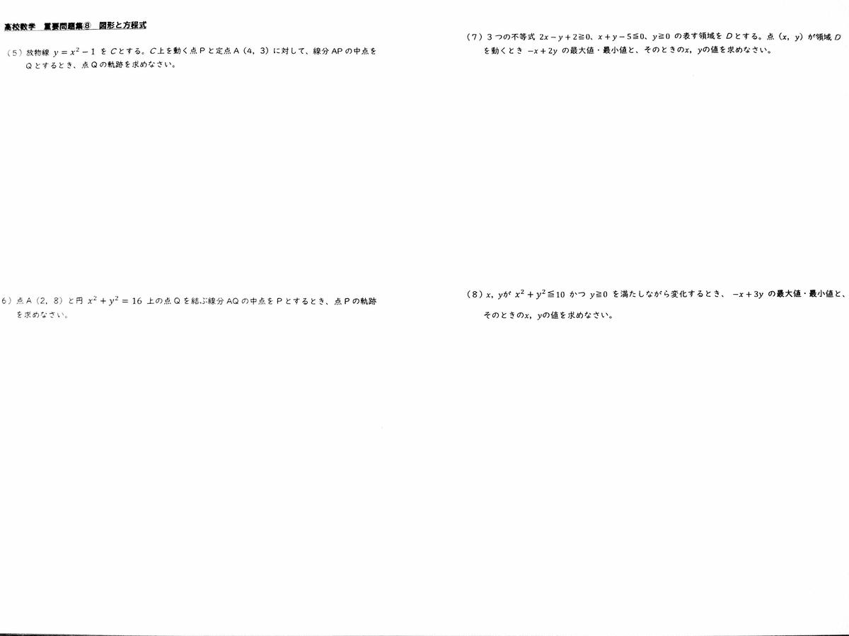 単元別重要問題 図形と方程式 勿忘荘 単元別重要問題 図形と方程式 勿忘荘
