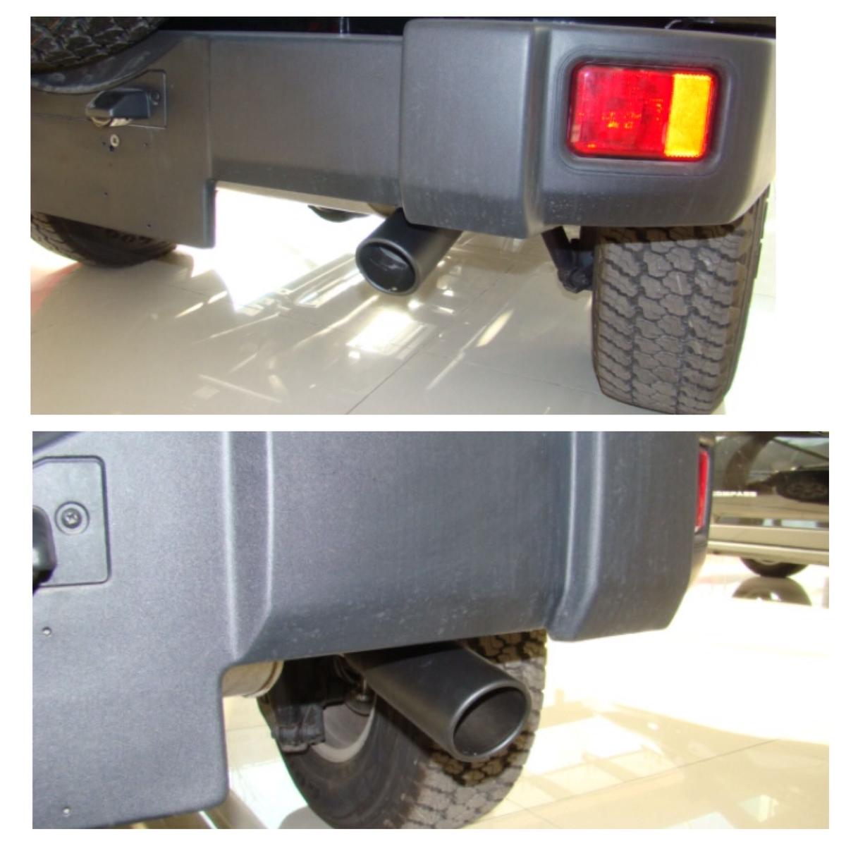 JEEP ラングラーJL マフラーカッター CROSS デュアルマフラーチップ