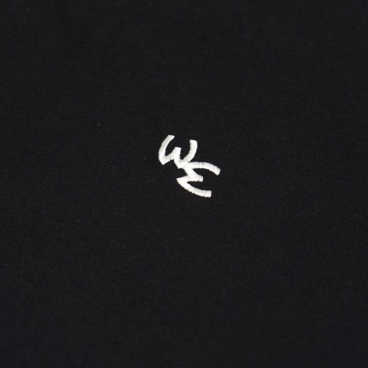 WE LOGO T-SHIRT*BLACK | WE