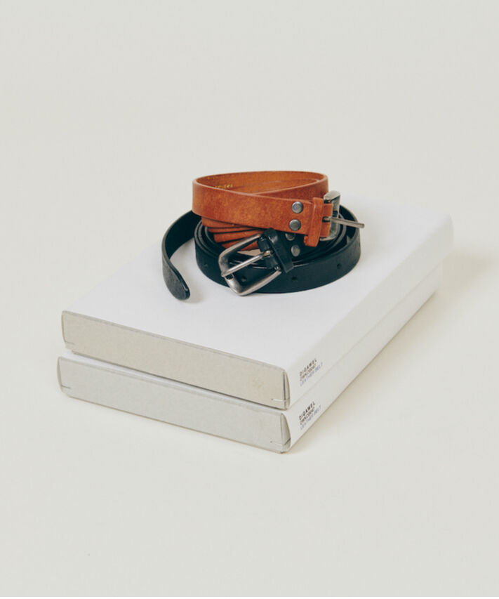 新品ショップ DIGAWEL/LEATHER BELT メンズ - ネットオンラインストア