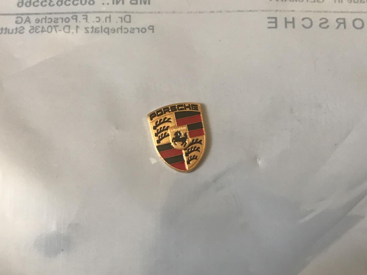 Porsche 911 996 純正 キーヘッド用 カラークレスト ミニエンブレム