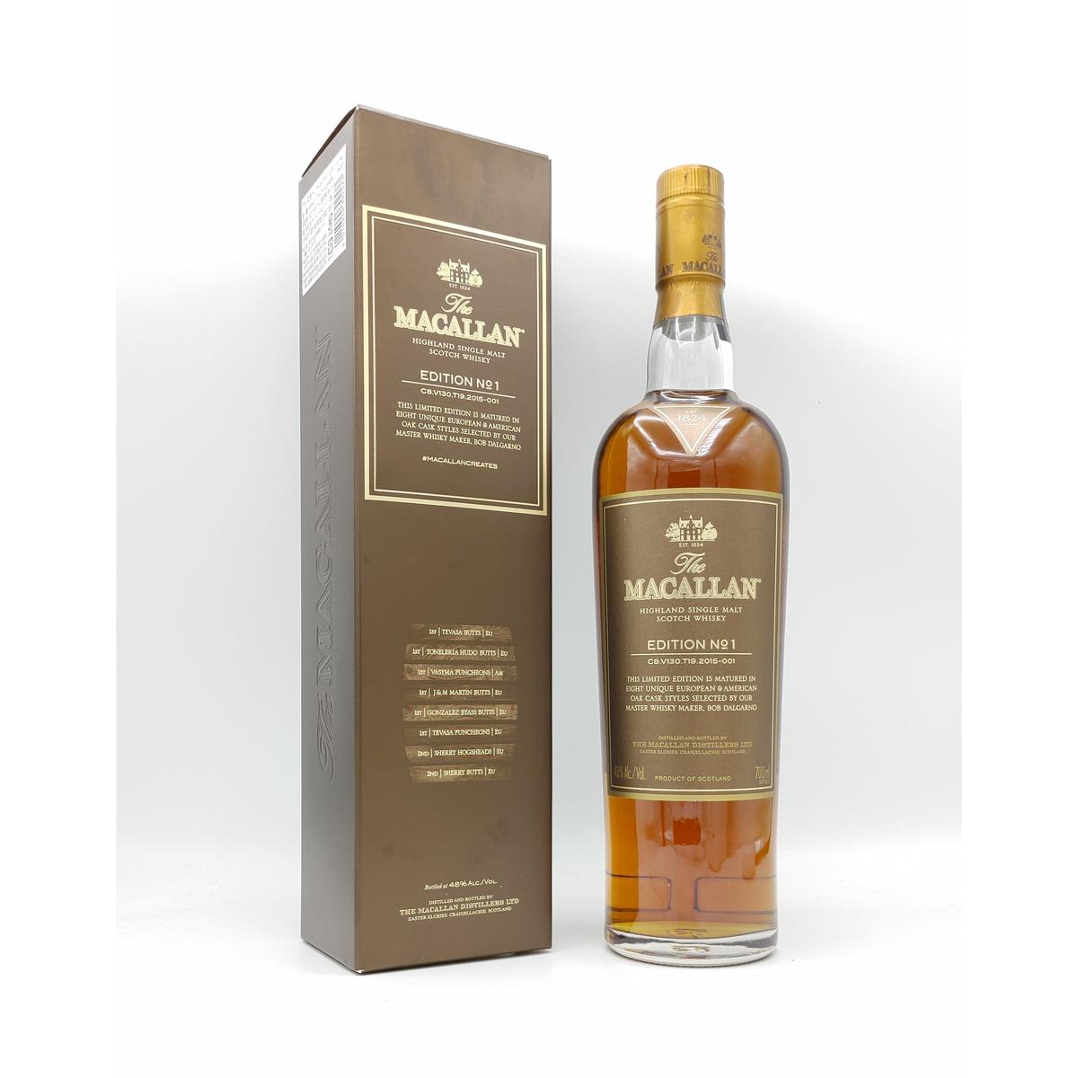ザ マッカラン エディション No.1 The MACALLAN EDITION No.1 HIGHLAND SINGLE MALT SCOTCH WHISKY 超可爱 マッカラン エディション No.1 ウイスキー