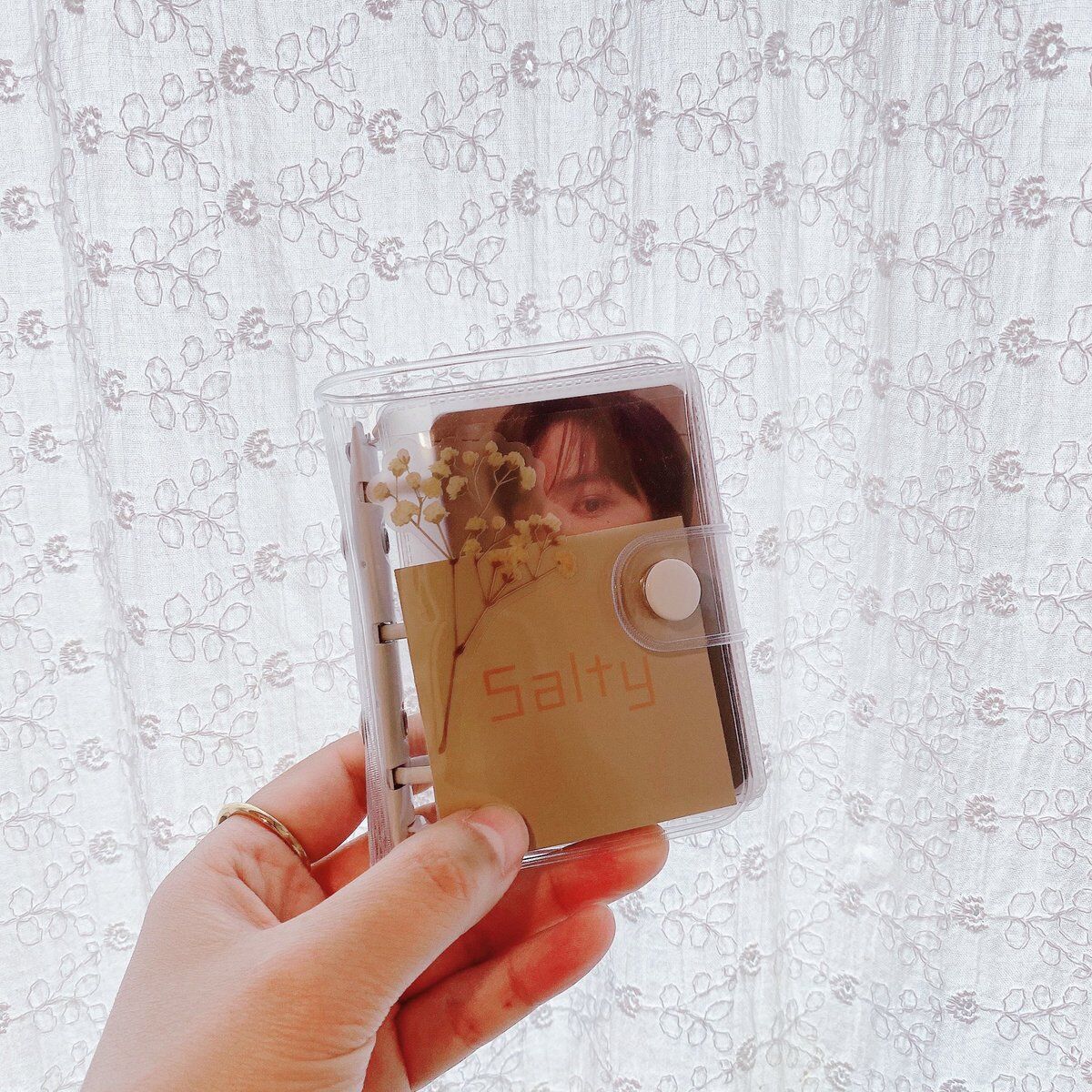 トレカケースクリアミニバインダー 韓国雑貨屋salty