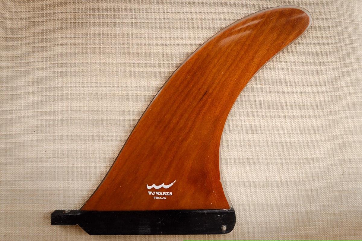 ウッドフィン Dフィン シングルフィン 9インチ ハンドメイド マホガニー 積層 ウッドフィン Dフィン シングルフィン 9インチ ハンドメイド
